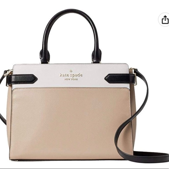kate spade Handbags - Kate Spade New York Staci Medium Saffiano Leather Satchel Purse
